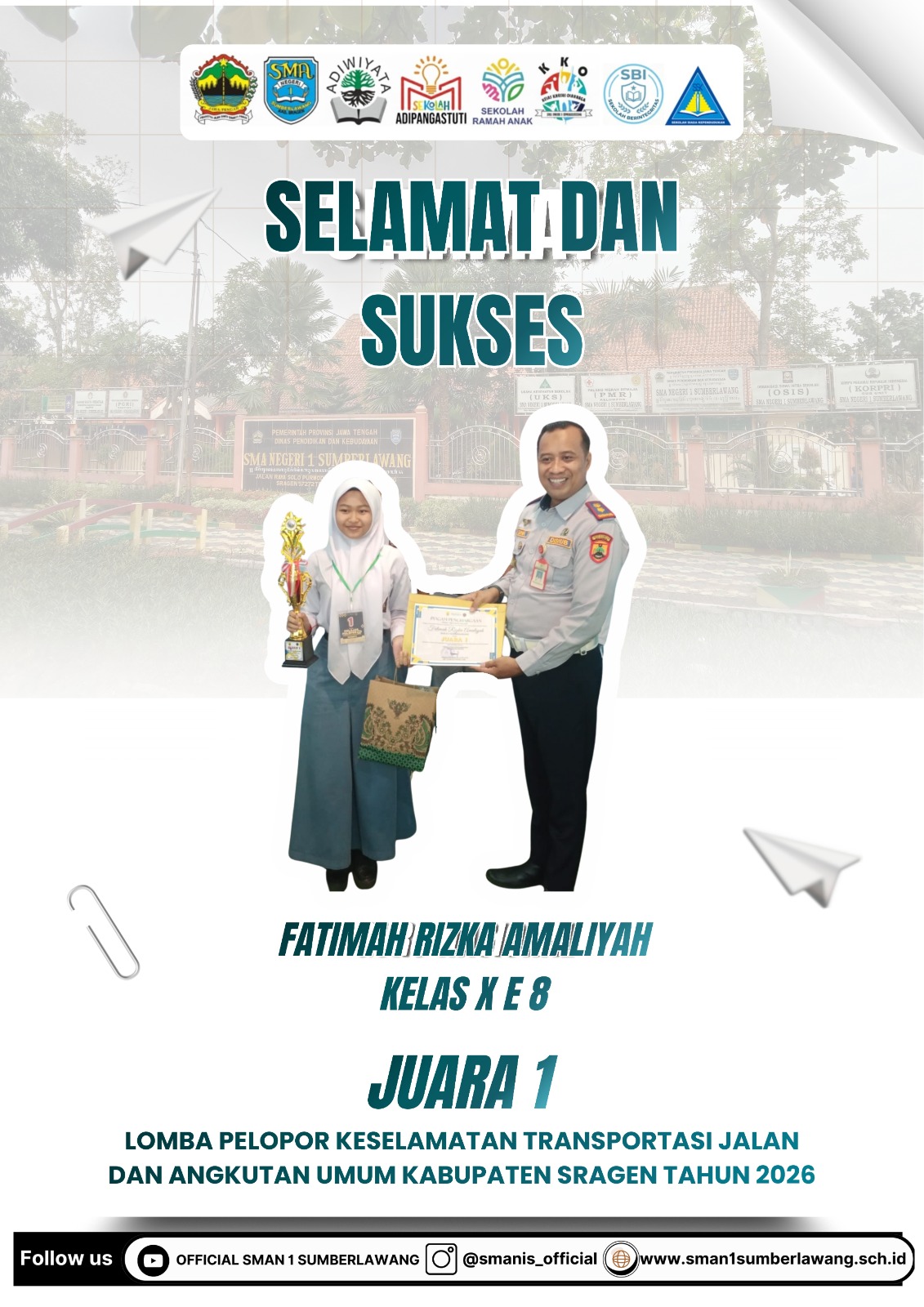 Lomba Pelopor Keselamatan Transportasi Jalan dan Angkutan Umum Kabupaten Sragen Tahun 2026
